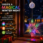 ⭐50% OFF NOW! Christmas Suction Window Star Lights – No Drill No Residue Battery Powered Festive Window Decor Lights, Reusable Colourful & Warm Glow Hanging Lights