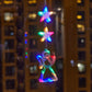 ⭐50% OFF NOW! Christmas Suction Window Star Lights – No Drill No Residue Battery Powered Festive Window Decor Lights, Reusable Colourful & Warm Glow Hanging Lights