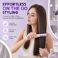 💇‍♀️50% OFF NOW! 2 in 1 Portable Cordless Hair Straightener Brush – Mini Rechargeable Straightening & Curling Comb, Ceramic Glaze Travel Hot Brush, Type-C Fast Charging for On-the-Go Styling FB Short Video Ad Copy