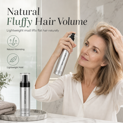 💇50% OFF NOW! Natural Fluffy Hair Volume Clay Spray – Lightweight Texture Hair Mud, Long-Lasting Lift, No Greasy Residue for All Hair Types FB Short Video Ad Copy