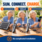 ☀️50% OFF NOW! Multifunctional Outdoor Solar Panel Charger – USB Solar Charger with Voltage Regulator, Portable Solar Power Panel for Camping, Hiking, Fishing & RV Emergency Power FB Short Video Ad Copy