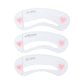 3-Piece Eyebrow Stencil Kit for Perfect Brow Shapes