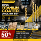 🔧50% OFF NOW ! ⚙️99Pcs Titanium Coated Drill Bit Set, High Hardness Multi-Size Drilling Bits for Wood Metal Plastic Electronics