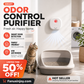 🐱Limited Time 50% OFF! 🌬️Smart Wall-Mount Pet Odor Eliminator, Silent Auto Sensing Litter Box Air Purifier for Cat Dog Toilet Bad Smell Removal