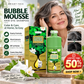 💈50% OFF NOW! Long-Lasting Plant-Based Foam Hair Dye, Bubble Mousse Hair Dye Shampoo, Easy At-Home Hair Color, Gentle Formula for Gray Hair Coverage