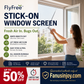 🦟50% OFF NOW ! ✨Self-Adhesive Window Mesh Screen – Ultra-Fine Bug Net Easy Install for Home