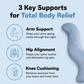 😴50% OFF NOW! Leg‑Clamping Deep Sleep Full‑Body Support Pregnancy Pillow‑ Odorless No‑Collapse Long Body Pillow, Removable Washable Cover for Side Sleepers & Pregnant Women