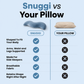 😴50% OFF NOW! Leg‑Clamping Deep Sleep Full‑Body Support Pregnancy Pillow‑ Odorless No‑Collapse Long Body Pillow, Removable Washable Cover for Side Sleepers & Pregnant Women