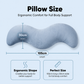 😴50% OFF NOW! Leg‑Clamping Deep Sleep Full‑Body Support Pregnancy Pillow‑ Odorless No‑Collapse Long Body Pillow, Removable Washable Cover for Side Sleepers & Pregnant Women