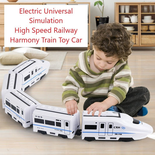 🌲Christmas Hot Sale 49% OFF🔥Electric Universal Simulation High Speed Railway Harmony Train Toy